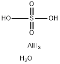 aluminium sulfate hexadecahydrate Struktur