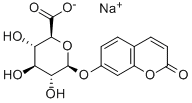 7-羟基香豆素Β-D-葡萄糖羧酸钠盐 结构式