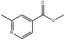 2-methyl-4-pyridinecarboxylic acid methyl ester Structure