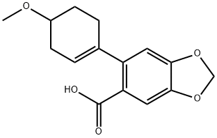 6-(4-Methoxy-1-cyclohexen-1-yl)piperonylic acid|