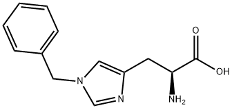 1-ベンジル-L-ヒスチジン 化学構造式