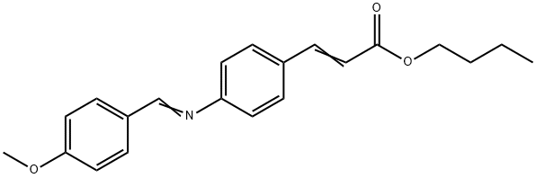 4-[(4-METHOXYBENZYLIDENE)AMINO]CINNAMIC ACID N-BUTYL ESTER|4-[(4-甲氧基苯亚甲基)氨基]肉桂酸正丁酯