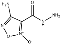 1,2,5-Oxadiazole-3-carboxylicacid,4-amino-,hydrazide,2-oxide(9CI) 结构式