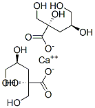 Bis(2-hydroxymethyl-3-deoxy-D-erythro-pentonic acid) calcium salt Struktur
