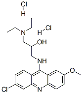 1-[(6-chloro-2-methoxyacridin-9-yl)amino]-3-(diethylamino)propan-2-ol dihydrochloride|1-[(6-氯-2-甲氧基吖啶-9-基)氨基]-3-(二乙基氨基)丙烷-2-醇双盐酸盐