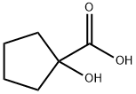 1-羟基-环戊甲酸, 16841-19-3, 结构式