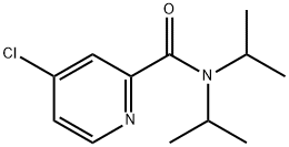 4-クロロ-N,N-ジイソプロピルピコリンアミド 化学構造式