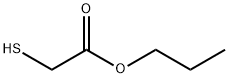 Mercaptoacetic acid propyl ester Struktur