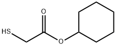 cyclohexyl mercaptoacetate  Struktur
