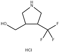 (4-三氟甲基-3-吡咯烷)-甲醇盐酸盐, 168544-97-6, 结构式