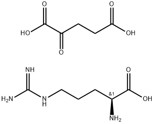 L-精氨酸-α-酮戊二酸盐, 16856-18-1, 结构式
