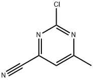 2-氯-6-甲基-4-腈基嘧啶, 16858-56-3, 结构式