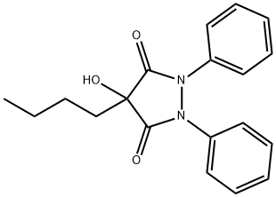 4-羟基保泰松 结构式