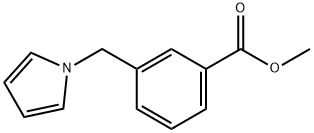 METHYL 3-PYRROL-1-YLMETHYL-BENZOATE,168618-98-2,结构式