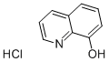 8-キノリノール塩酸塩 化学構造式