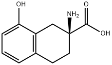 2-Naphthalenecarboxylicacid,2-amino-1,2,3,4-tetrahydro-8-hydroxy-,(S)-(9CI) Structure