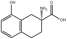 2-Naphthalenecarboxylicacid,2-amino-1,2,3,4-tetrahydro-8-hydroxy-,(R)-(9CI) Structure