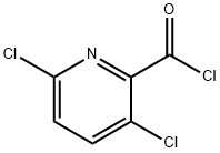 2-(Chlorocarbonyl)-3,6-dichloropyridine,16866-53-8,结构式