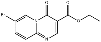 ETHYL 7-BROMO-4-OXO-PYRIDO[1,2-A]PYRIMIDINE-3-CARBOXYLATE,16867-56-4,结构式