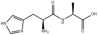 H-HIS-ALA-OH 化学構造式