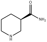 (R)-哌啶-3-甲酰胺, 168749-30-2, 结构式