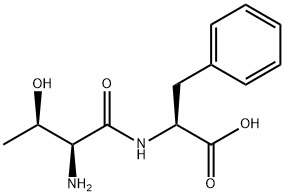 N-(L-トレオニル)-L-フェニルアラニン 化学構造式