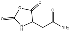 2,5-dioxooxazolidine-4-acetamide  Struktur