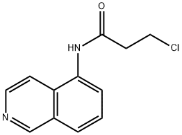 3-Chloro-N-isoquinolin-5-yl-propionaMide, 98+% C12H11ClN2O, MW: 234.69 Struktur