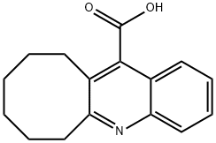 6,7,8,9,10,11-hexahydrocycloocta[b]quinoline-12-carboxylic acid 化学構造式