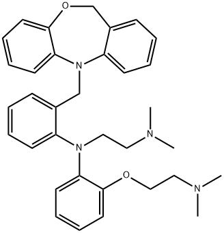 N-[2-(Dibenz[b,e][1,4]oxazepin-5(11H)-ylmethyl)phenyl]-N-[2-[2-(dimethylamino)ethoxy]phenyl]-N',N'-dimethyl-1,2-ethanediamine Structure