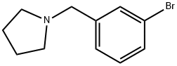 1-(3-溴苯甲基)吡咯烷 结构式