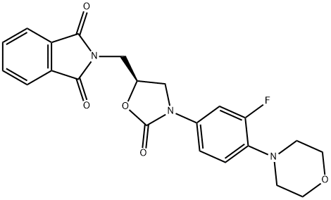 DeacetaMide Linezolid PhthaliMide|(R)-[N-3-(3'-氟-4'-吗啉基)苯基-2-氧代-5-噁唑烷基]甲基邻苯二甲酰亚胺