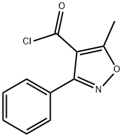 5-甲基-3-苯基-4-异唑甲酰氯,16883-16-2,结构式