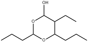 2,6-Dipropyl-5-ethyl-1,3-dioxane-4-ol Structure