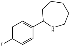 2-(4-氟苯基)六氢-1H-氮杂卓,168890-44-6,结构式