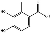 Benzoic acid, 3,4-dihydroxy-2-Methyl- Structure