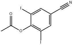 ALPHA-氰基-4-羟基-3,5-二碘苄基乙酸酯, 1689-85-6, 结构式