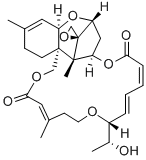 (2'E,7'R)-2',3'-ジデヒドロ-7'-デオキソ-2'-デオキシ-7'-[(R)-1-ヒドロキシエチル]ベルカリンA 化学構造式