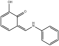 2,4-Cyclohexadien-1-one, 2-hydroxy-6-[(phenylamino)methylene]-, (Z)- (9CI) 化学構造式