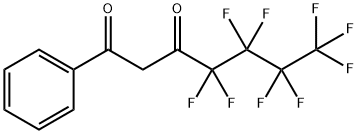 1-フェニル-2H,2H-パーフルオロヘプタン-1,3-ジオン 化学構造式