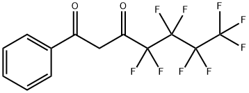 4,4,5,5,6,6,7,7,7-NONAFLUORO-1-PHENYLHEPTANE-1,3-DIONE, 168920-97-6, 结构式