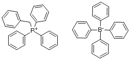 benzyltriphenyphosphonium tetraphenylborate Struktur