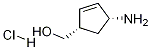 (1S,4R)-(4-Aminocyclopent-2-enyl)methanol hydrochloride