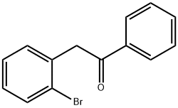 2-(2-ブロモフェニル)アセトフェノン 化学構造式