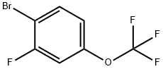 1-溴-2-氟-4-三氟甲氧基苯 结构式