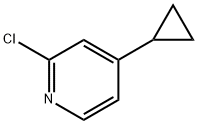 2-chloro-4-cyclopropylpyridine Structure