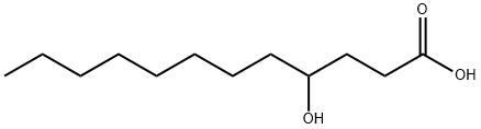 4-ヒドロキシラウリン酸 化学構造式