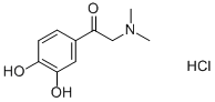 ALPHA-DIMETHYLAMINO-3',4'-DIHYDROXYACETOPHENONE HYDROCHLORIDE Structure