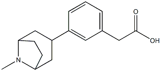 トロパニル-フェニルアセタート 化学構造式