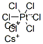 dicesium hexachloroplatinate  Struktur